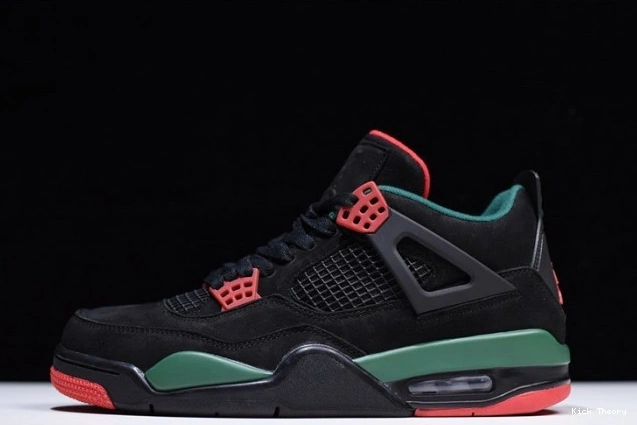 Kick Theory Air Red Gorge AQ3816-063 Black Green-Varsity GUCC NRG Jordan 4 0805